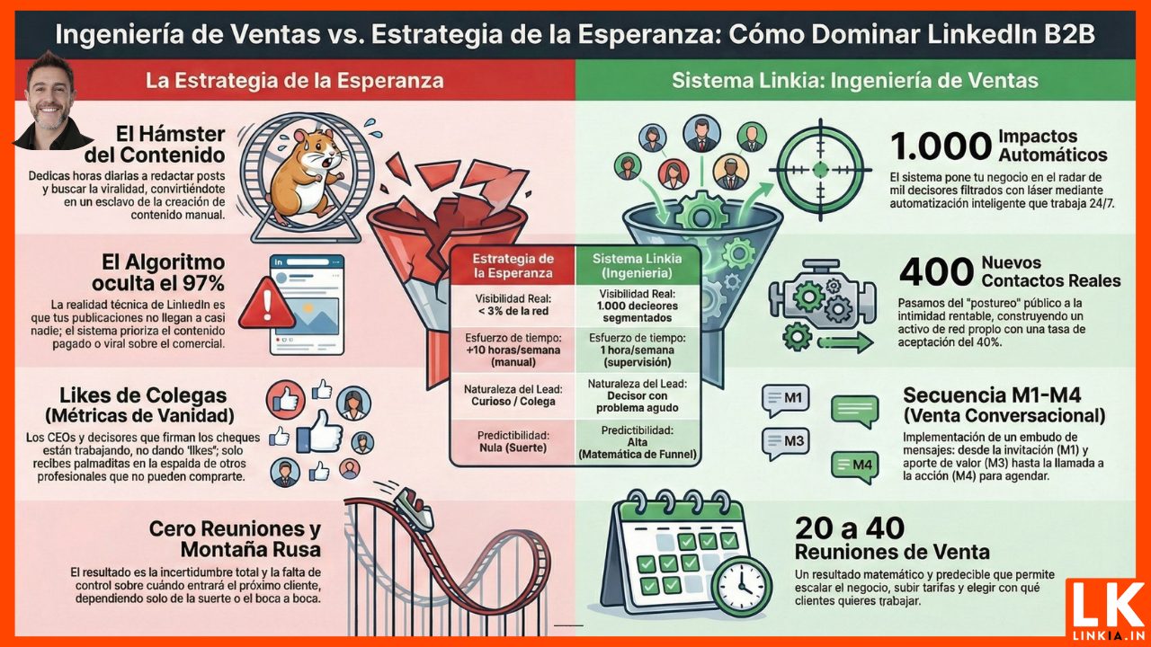 Ingeniería de Ventas vs. Estrategia de la Esperanza