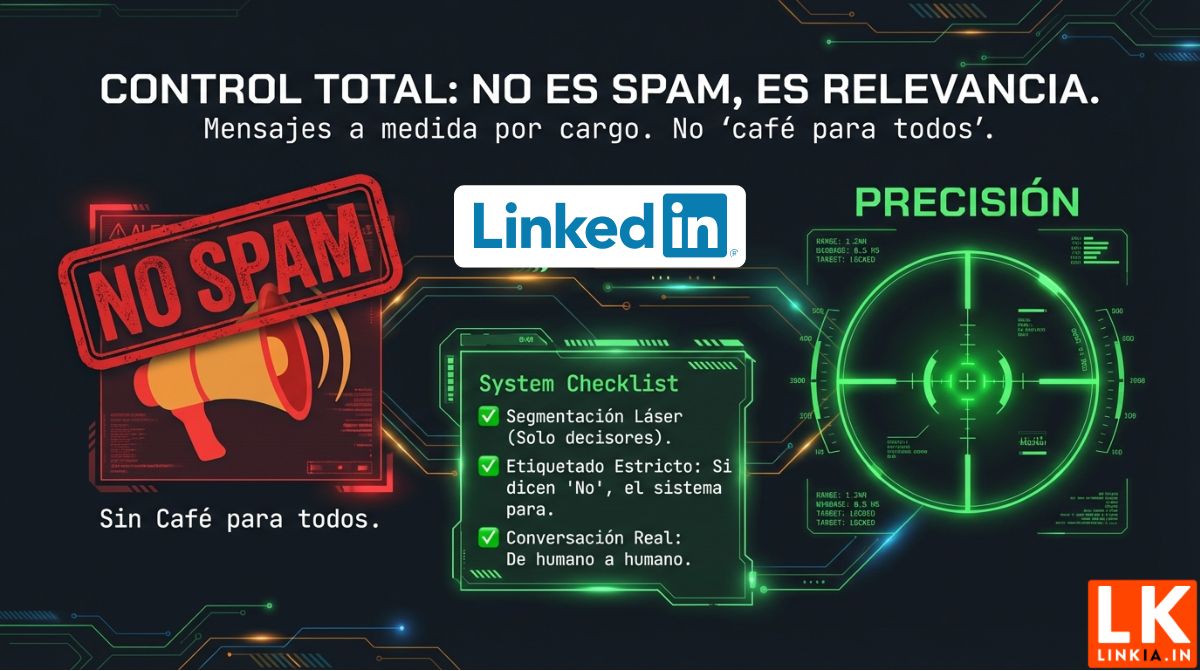 Control total: no es spam, es relevancia. Mensajes a medida por cargo